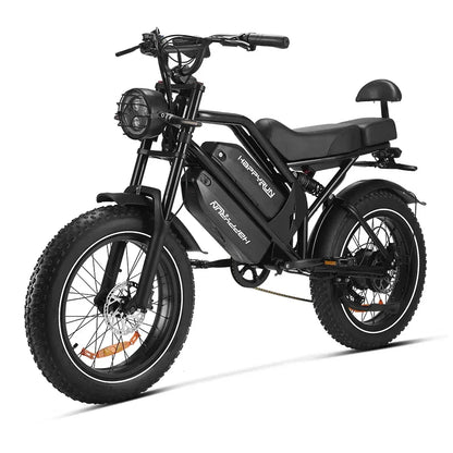 HAPPYRUN G70 20" Electric Cargo Bike with Long Range 2000W Motor Dual 20Ah+18Ah Batteries