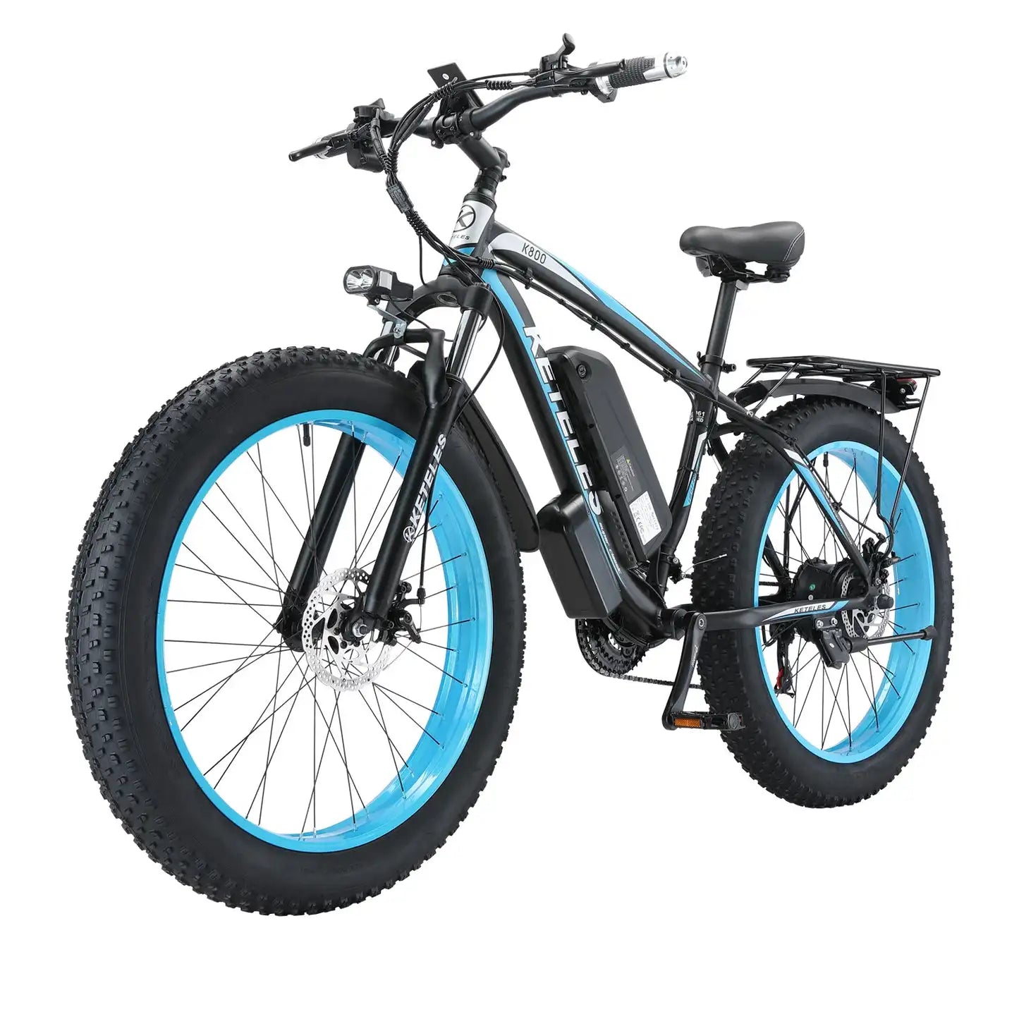 KETELES k800 dual motor electric bike 2000W adult electric mountain bike, 17.5AH/23AH battery, 21 speeds, hydraulic brakes, 26''