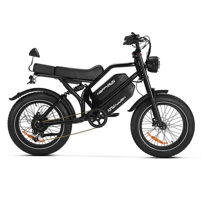 HAPPYRUN G70 20" Electric Cargo Bike with Long Range 2000W Motor Dual 20Ah+18Ah Batteries
